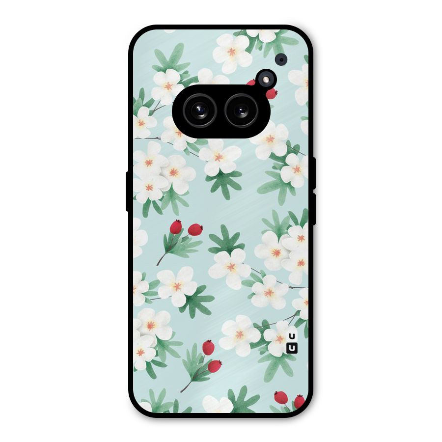 Flowers Pastel Metal Back Case for Nothing Phone 2a Plus
