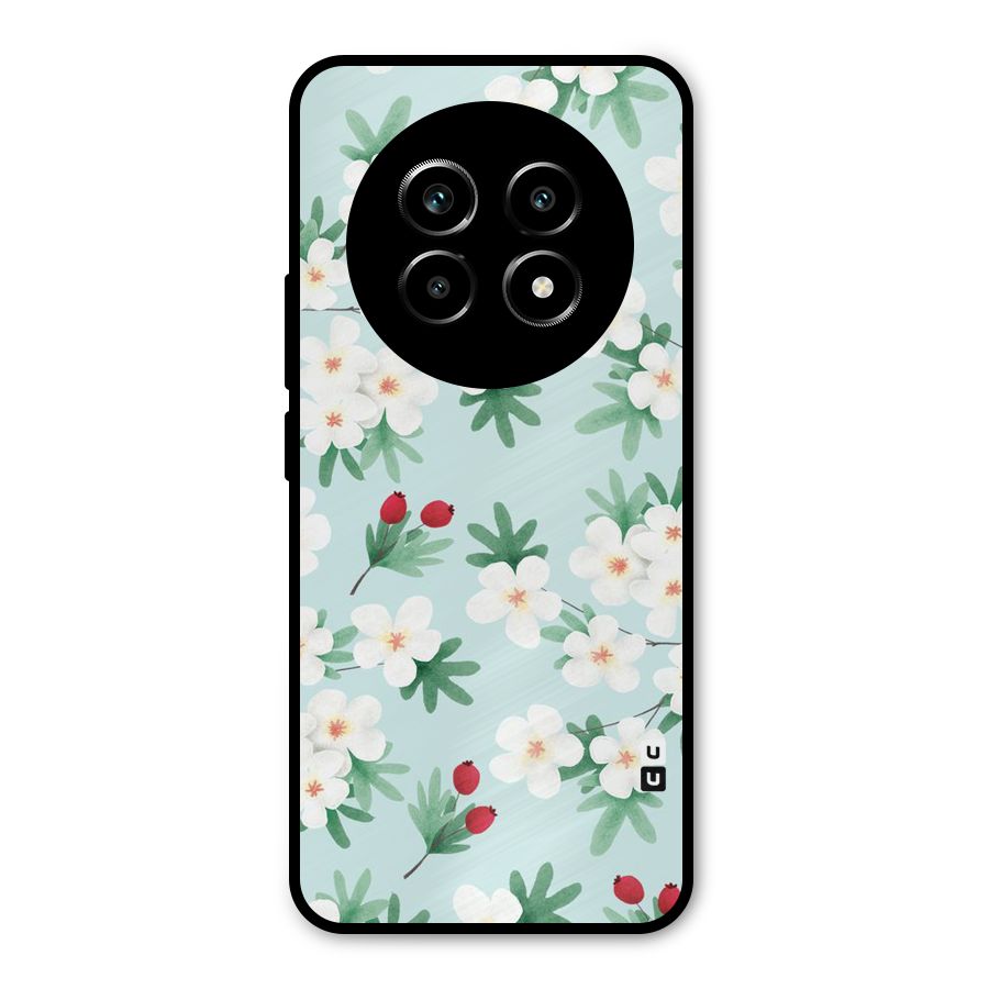 Flowers Pastel Metal Back Case for Realme 13 Pro