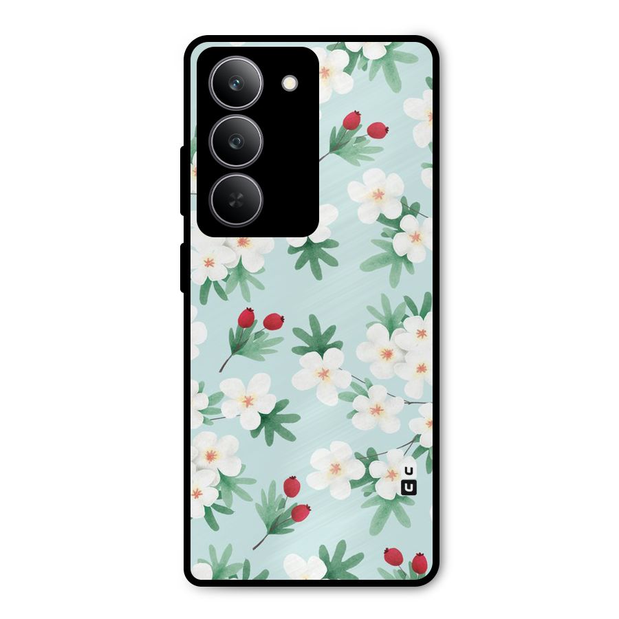 Flowers Pastel Metal Back Case for Realme 14x