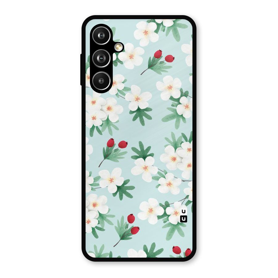 Flowers Pastel Metal Back Case for Samsung Galaxy M54