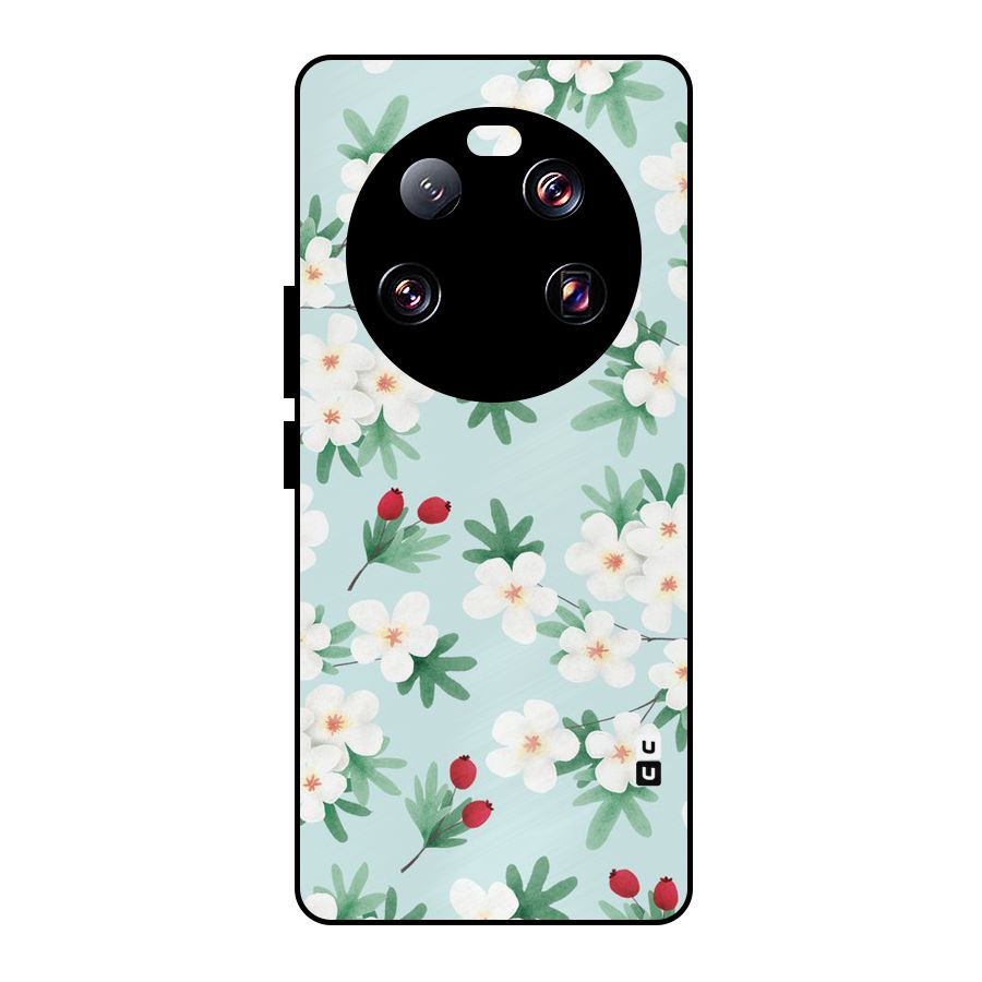 Flowers Pastel Metal Back Case for Xiaomi 13 Ultra