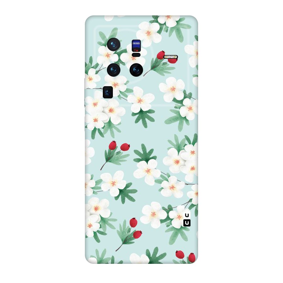 Flowers Pastel Original Polycarbonate Back Case for Vivo X80
