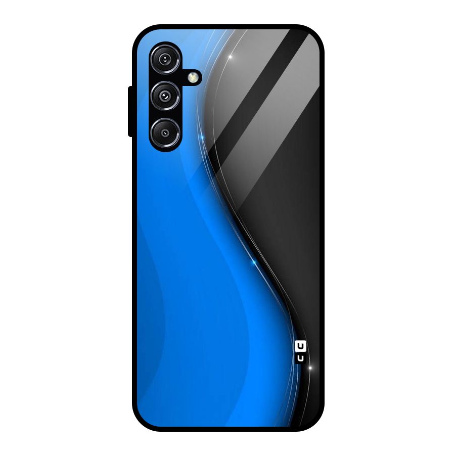 Flowing Colors Glass Back Case for Galaxy M34 5G