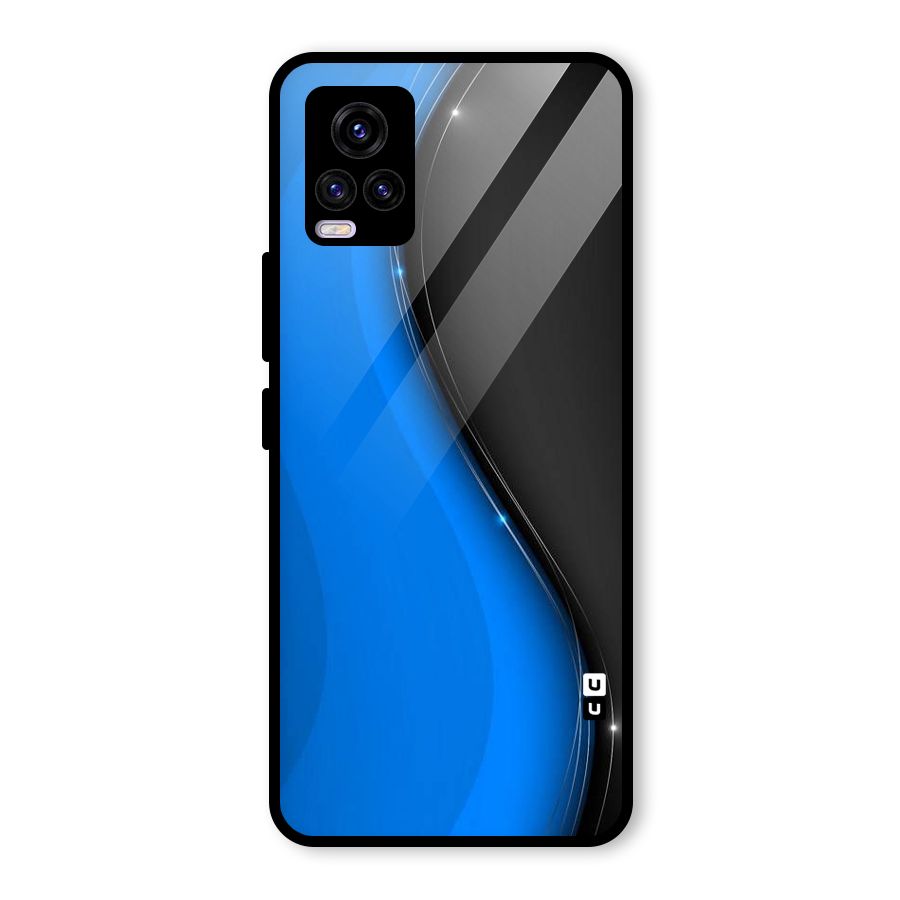 Flowing Colors Glass Back Case for Vivo V20 2021