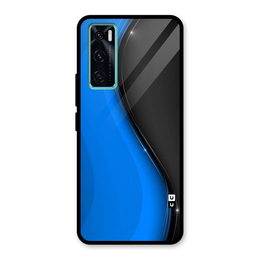 Flowing Colors Glass Back Case for Vivo V20 SE