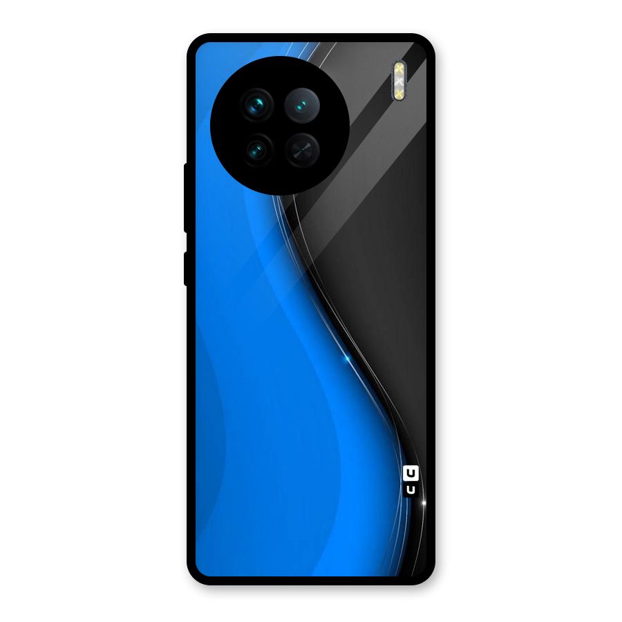 Flowing Colors Glass Back Case for Vivo X90