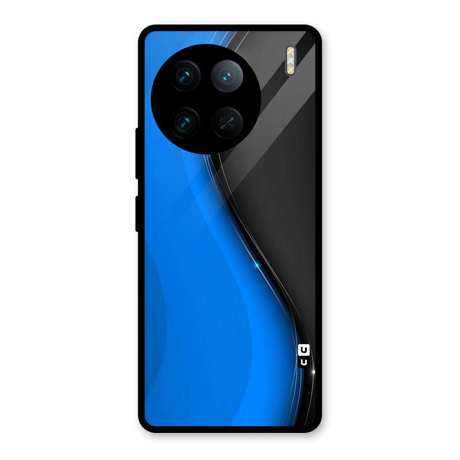 Flowing Colors Glass Back Case for Vivo X90 Pro