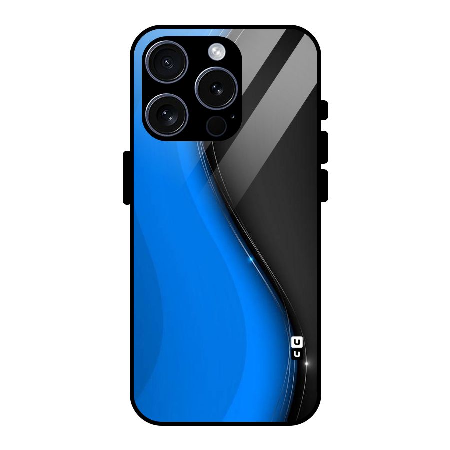 Flowing Colors Glass Back Case for iPhone 15 Pro