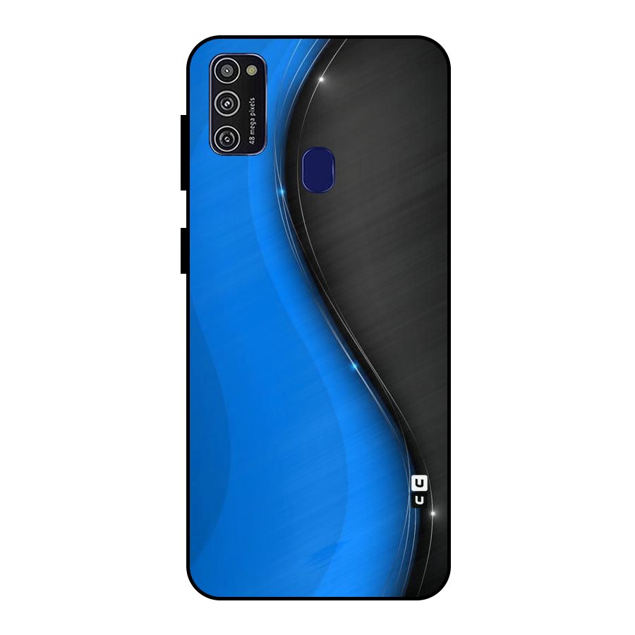 Flowing Colors Metal Back Case for Galaxy M21
