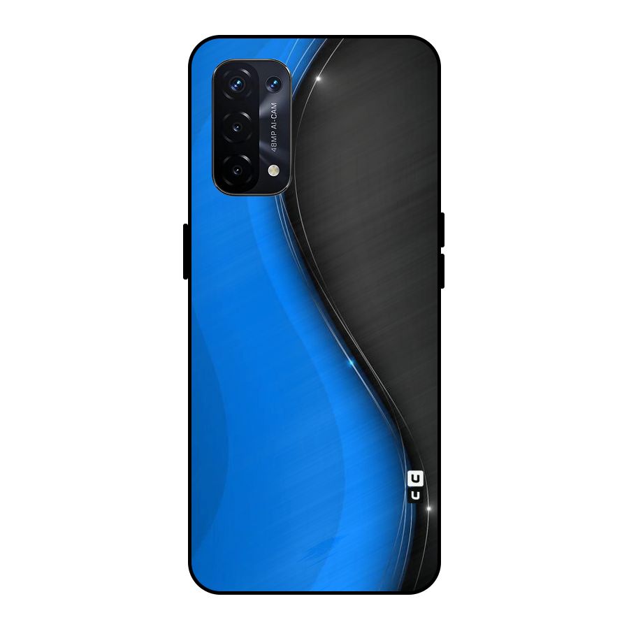 Flowing Colors Metal Back Case for Oppo A74 5G