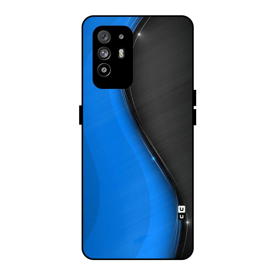 Flowing Colors Metal Back Case for Oppo F19 Pro Plus 5G