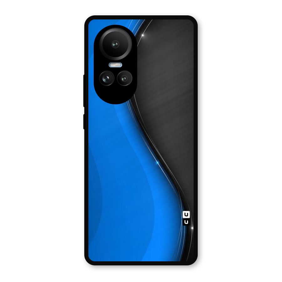 Flowing Colors Metal Back Case for Oppo Reno10