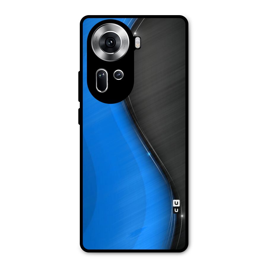 Flowing Colors Metal Back Case for Oppo Reno11 5G