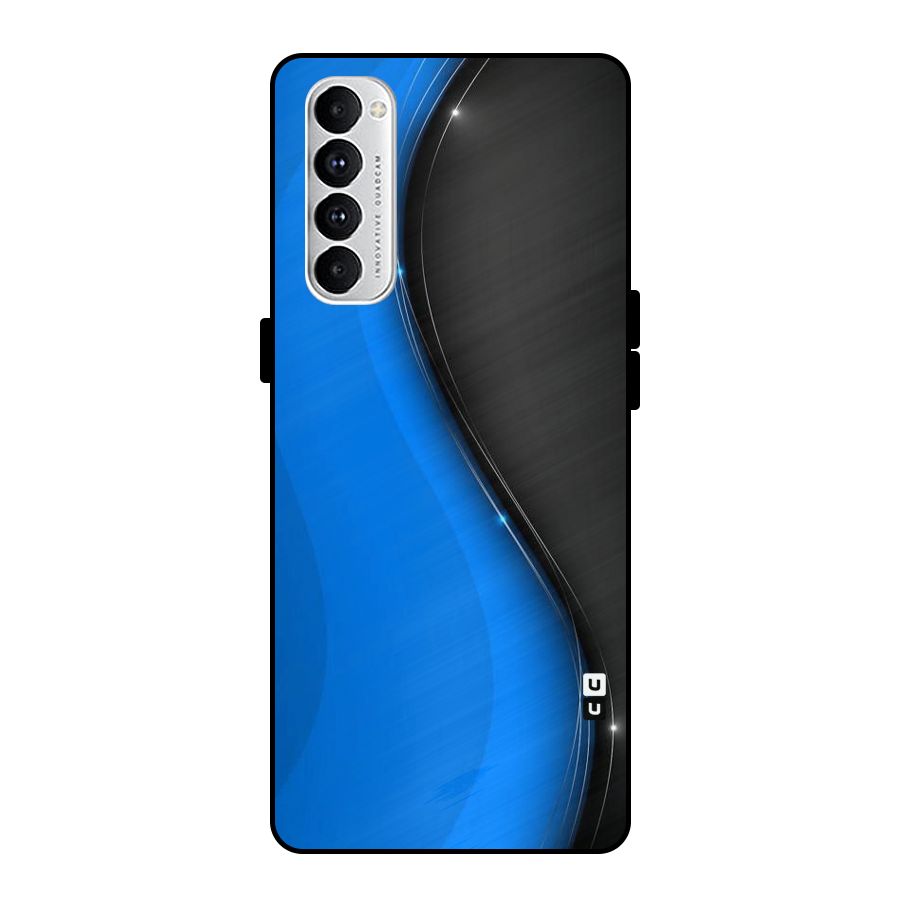 Flowing Colors Metal Back Case for Oppo Reno4 Pro
