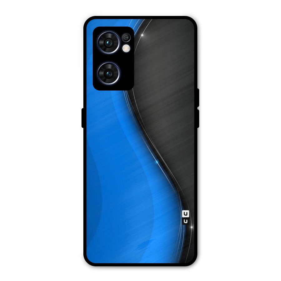 Flowing Colors Metal Back Case for Oppo Reno7 5G
