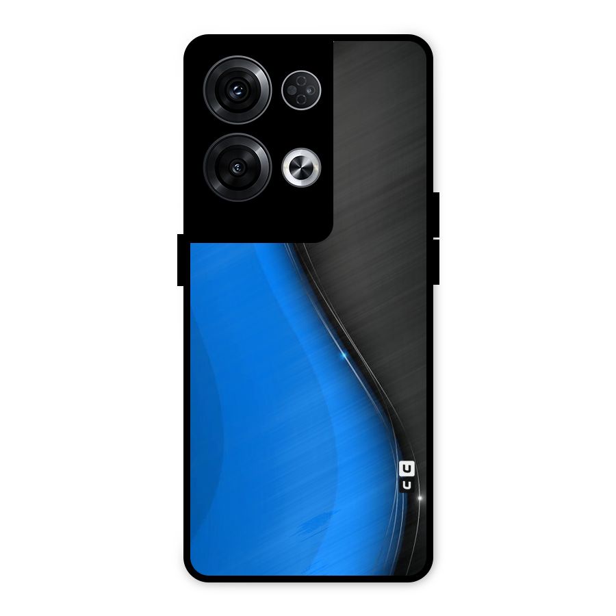 Flowing Colors Metal Back Case for Oppo Reno8 Pro 5G