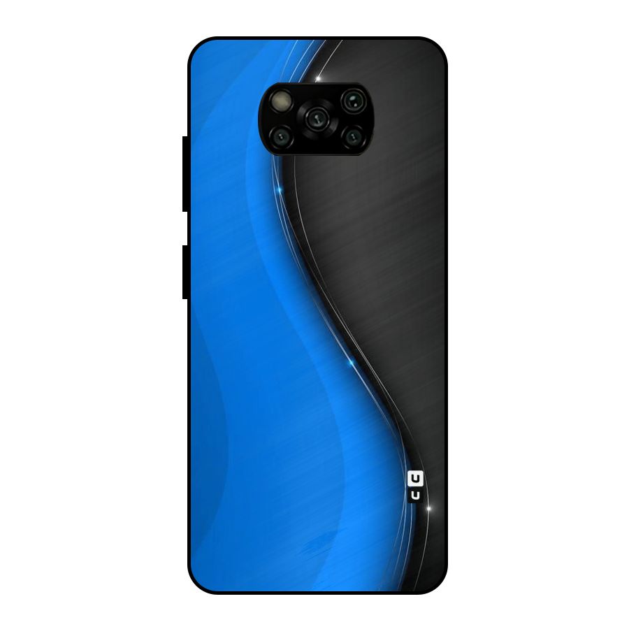 Flowing Colors Metal Back Case for Poco X3