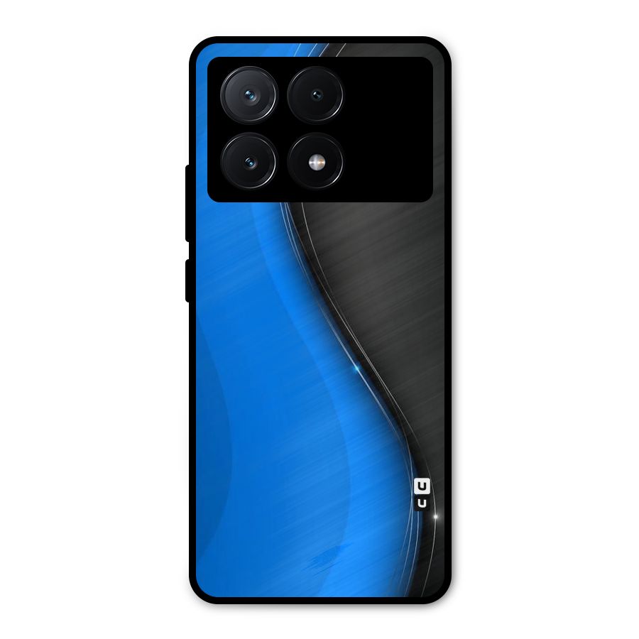 Flowing Colors Metal Back Case for Poco X6 Pro