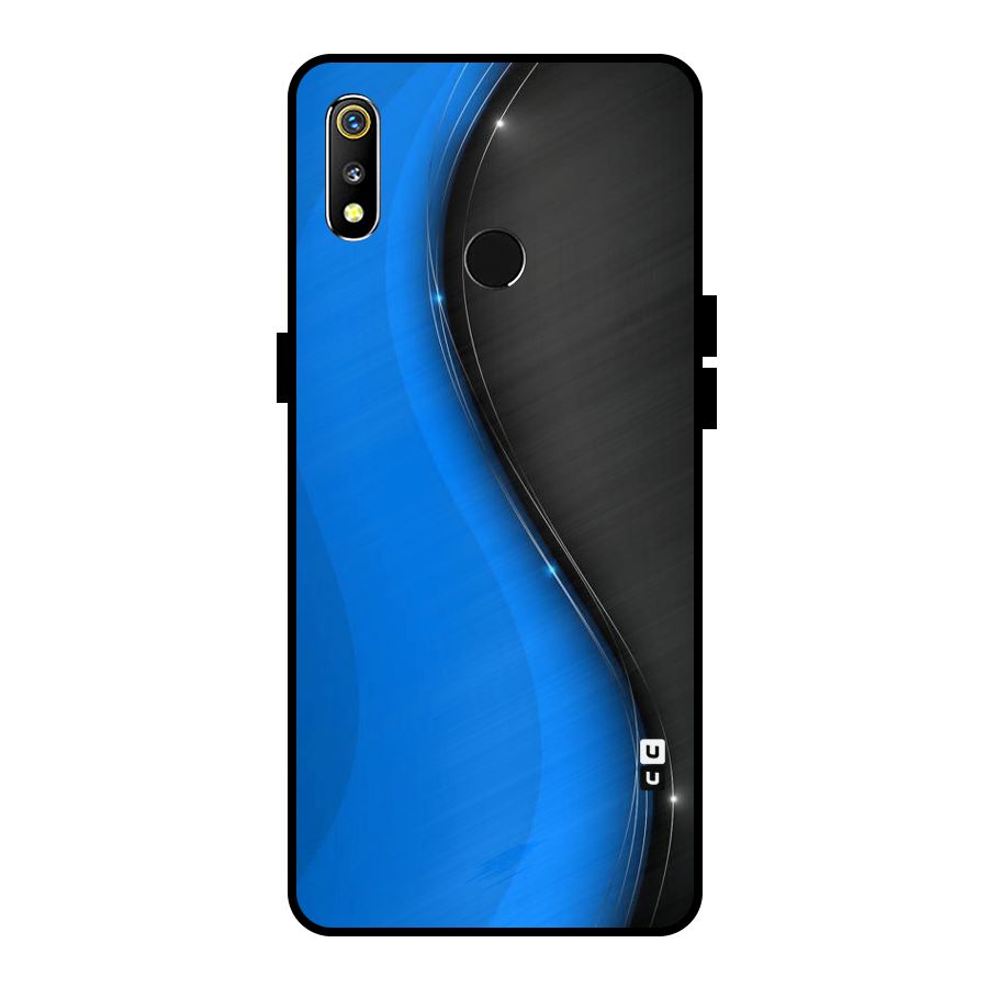 Flowing Colors Metal Back Case for Realme 3