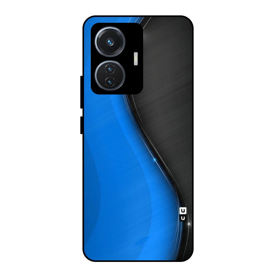 Flowing Colors Metal Back Case for Vivo T1 44W