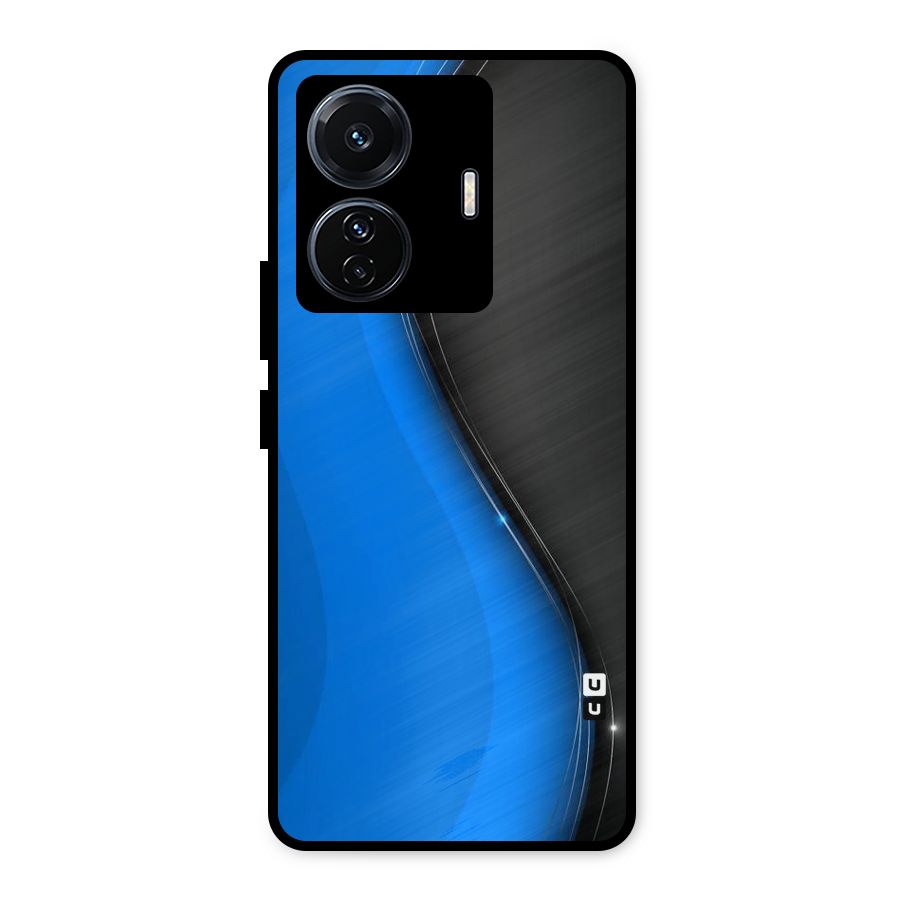 Flowing Colors Metal Back Case for Vivo T1 Pro