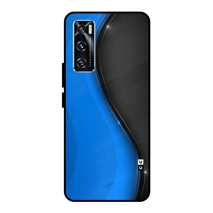 Flowing Colors Metal Back Case for Vivo V20 SE