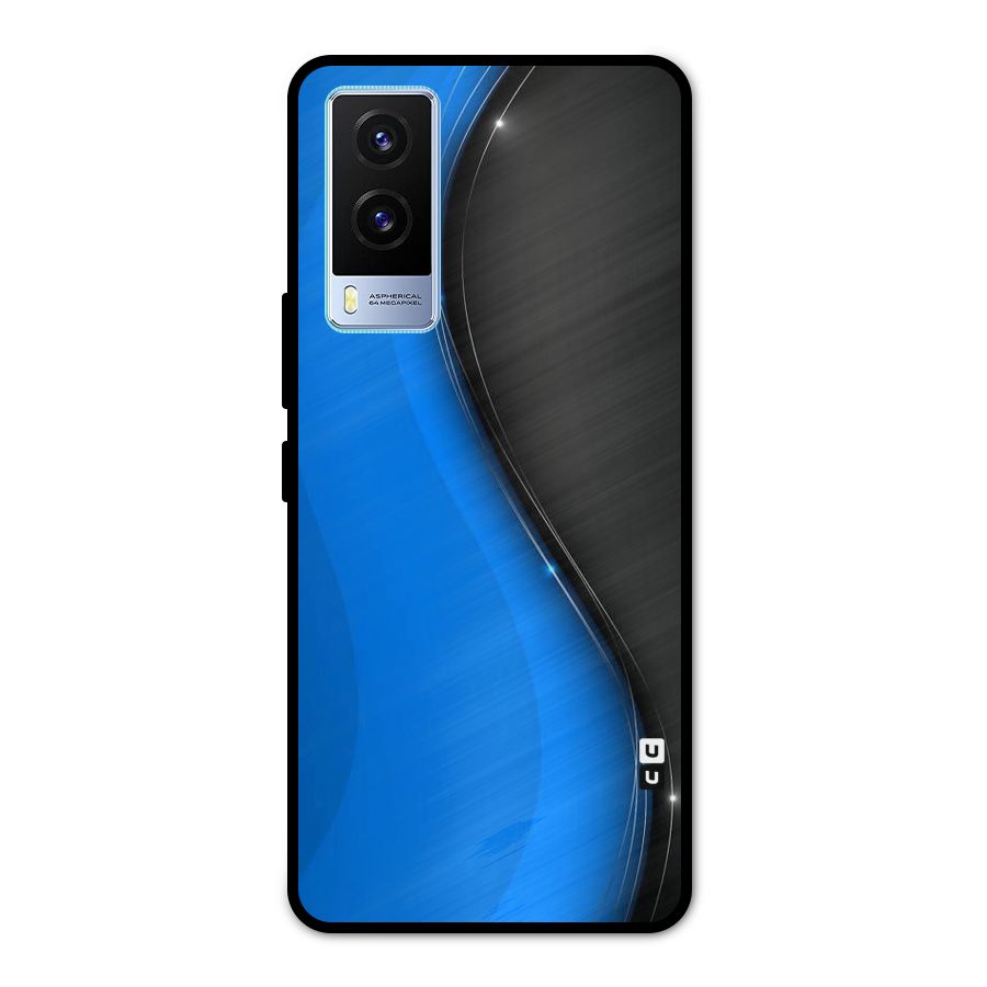 Flowing Colors Metal Back Case for Vivo V21e 5G