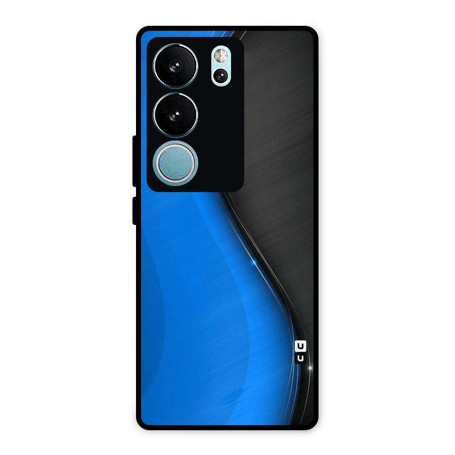 Flowing Colors Metal Back Case for Vivo V29 Pro