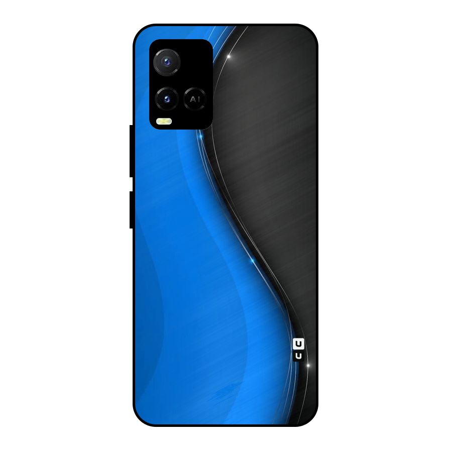 Flowing Colors Metal Back Case for Vivo Y21A