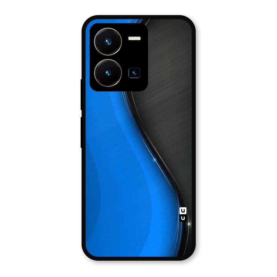 Flowing Colors Metal Back Case for Vivo Y35