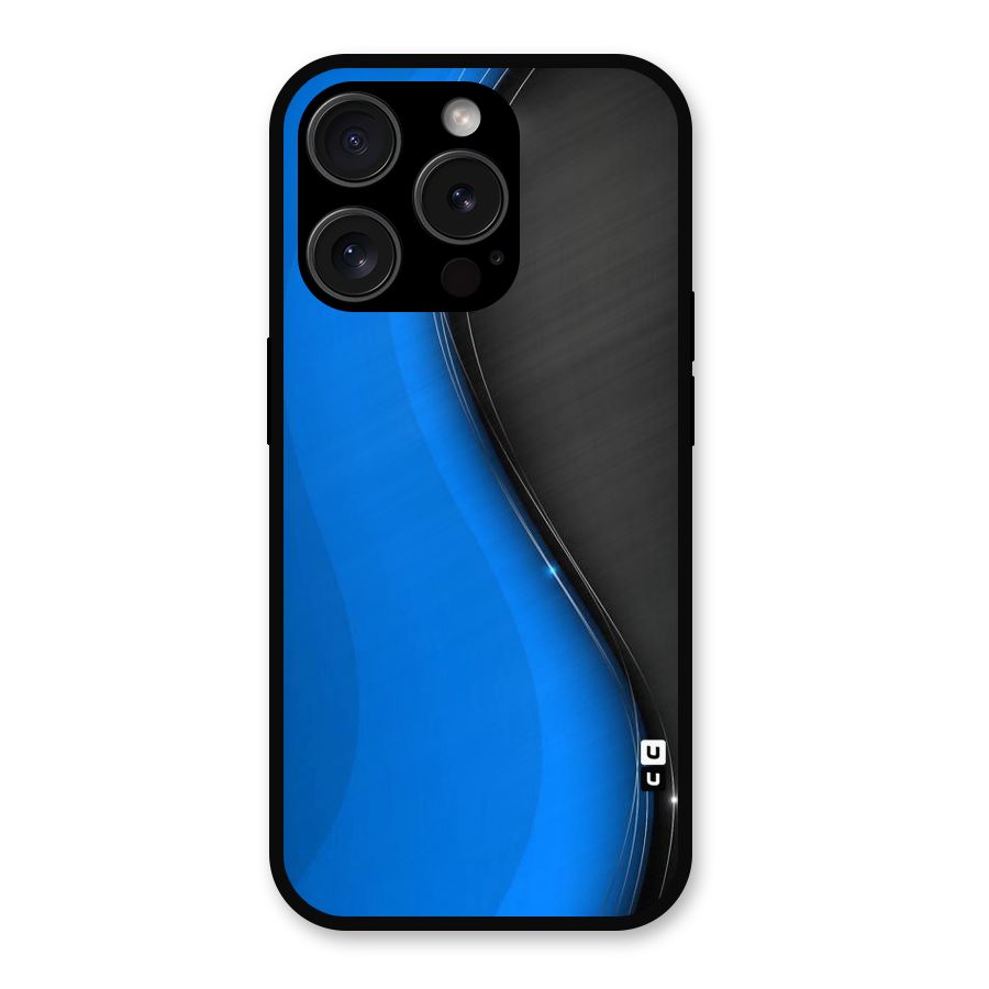 Flowing Colors Metal Back Case for iPhone 15 Pro
