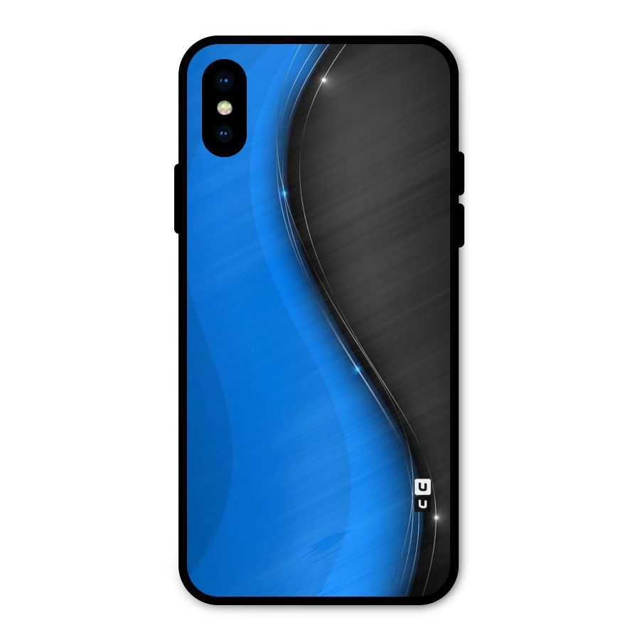 Flowing Colors Metal Back Case for iPhone X