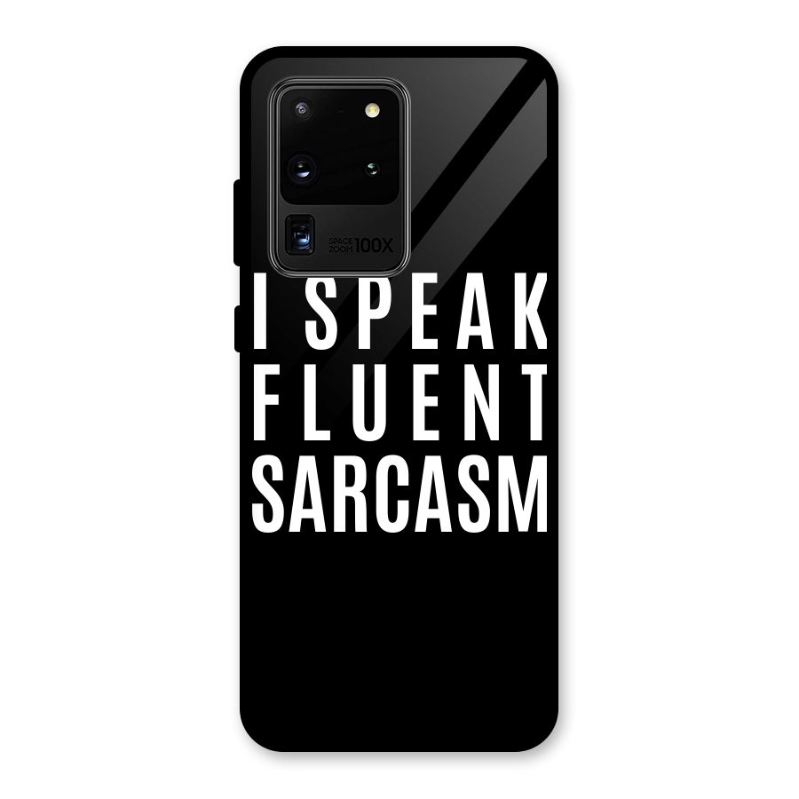 Fluent Sarcasm Glass Back Case for Galaxy S20 Ultra