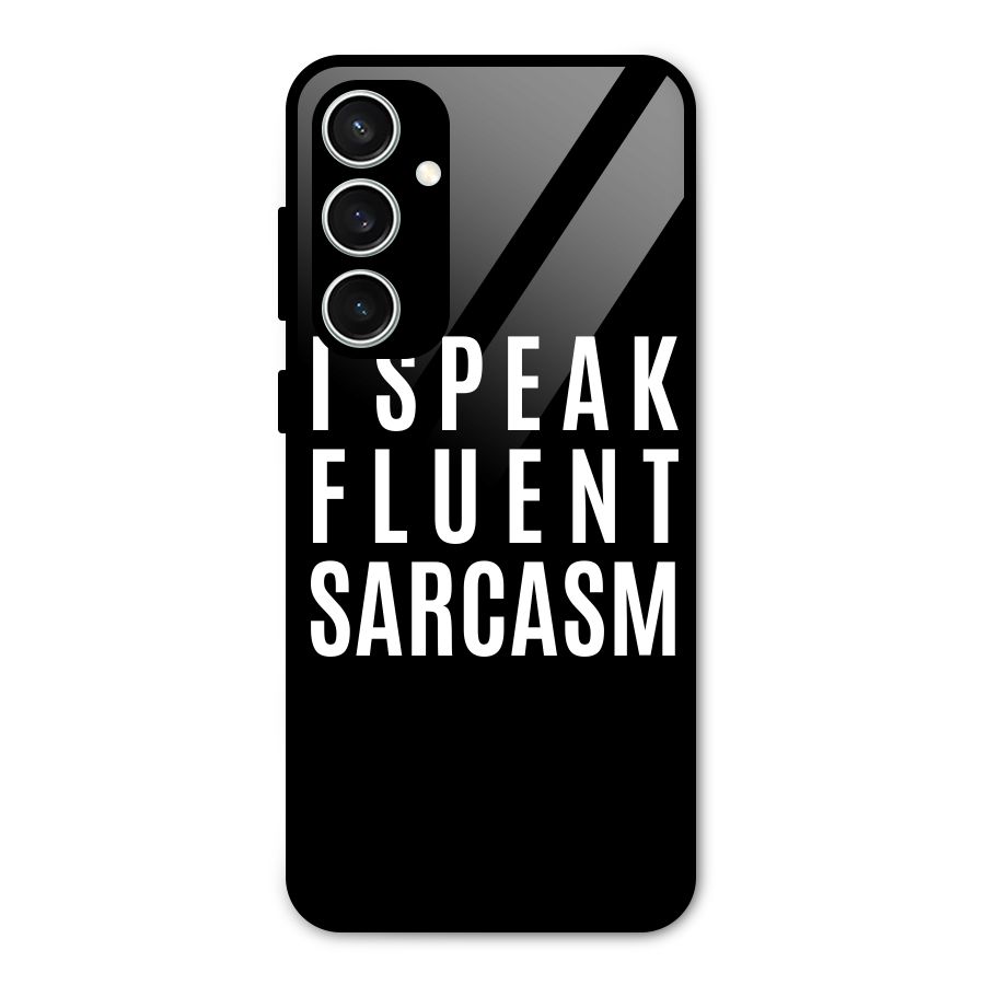 Fluent Sarcasm Glass Back Case for Galaxy S23 FE