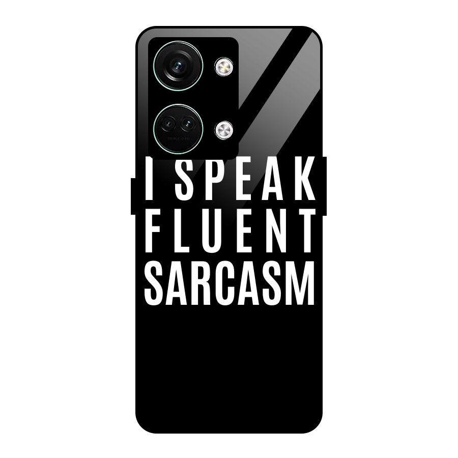 Fluent Sarcasm Glass Back Case for Oneplus Nord 3