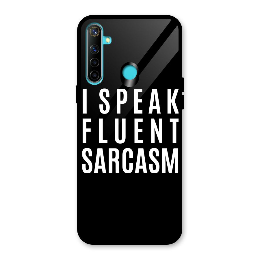 Fluent Sarcasm Glass Back Case for Realme Narzo 10