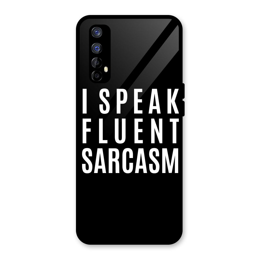 Fluent Sarcasm Glass Back Case for Realme Narzo 20 Pro