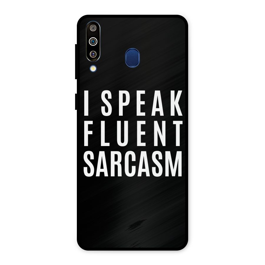 Fluent Sarcasm Metal Back Case for Galaxy M30