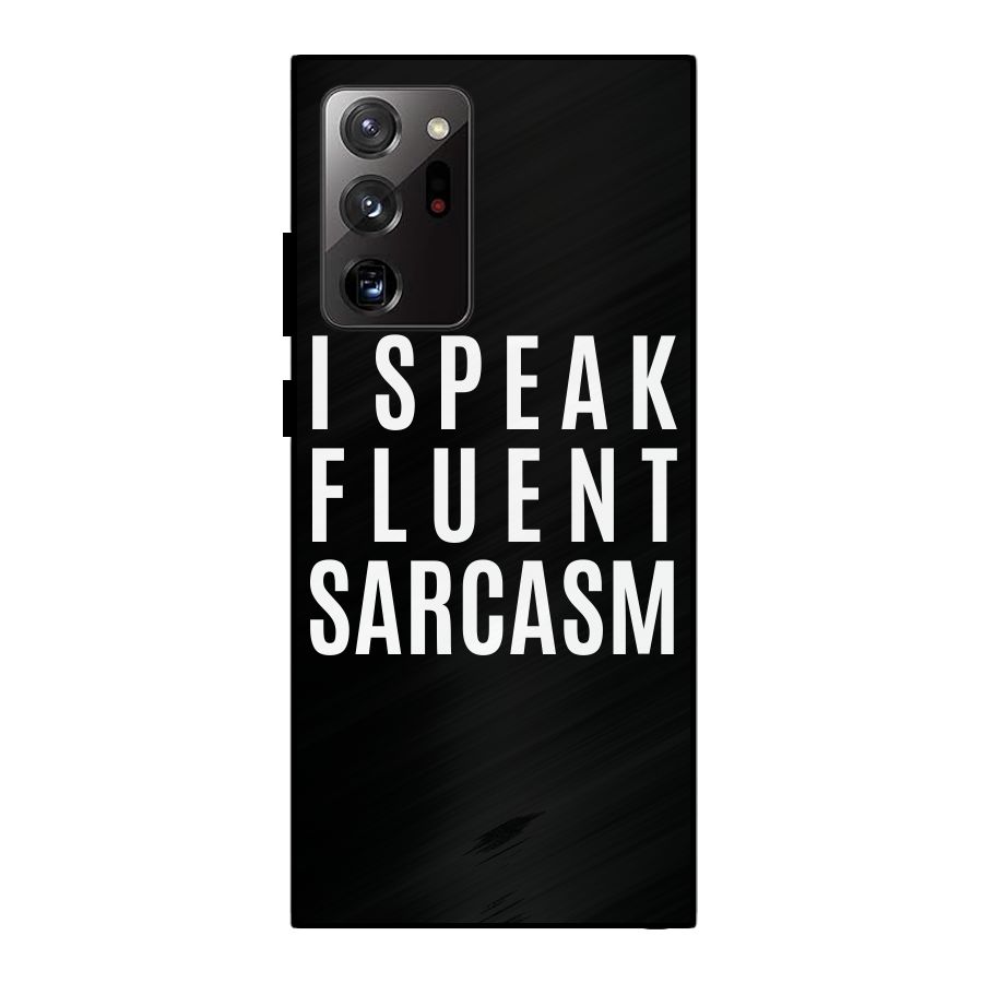 Fluent Sarcasm Metal Back Case for Galaxy Note 20 Ultra 5G