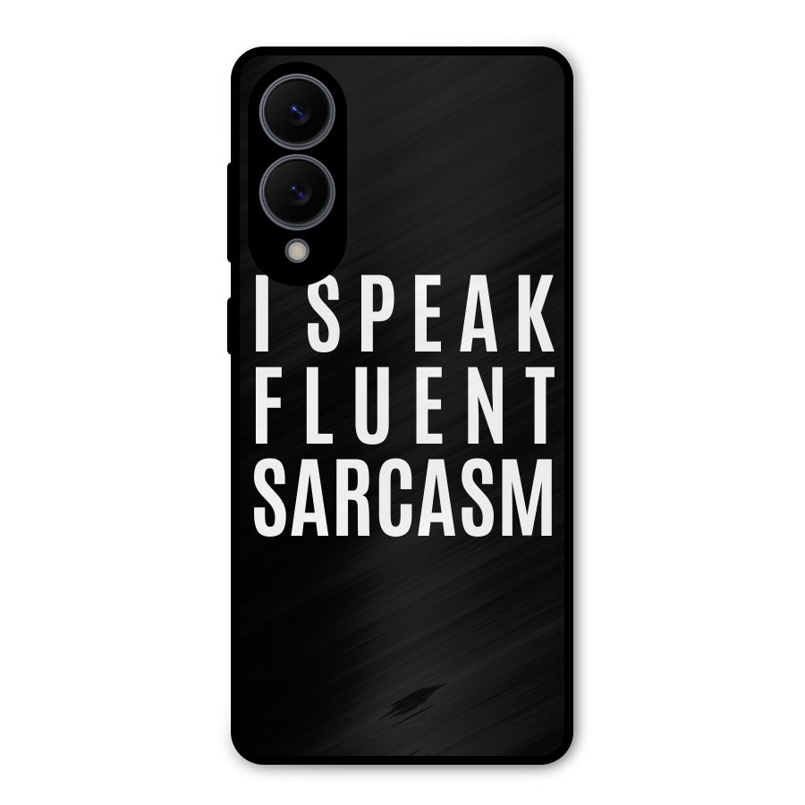 Fluent Sarcasm Metal Back Case for Galaxy S25 Edge