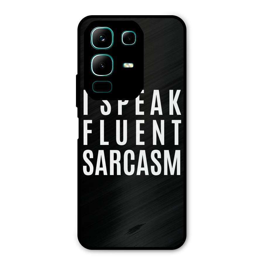 Fluent Sarcasm Metal Back Case for Infinix Note 50x
