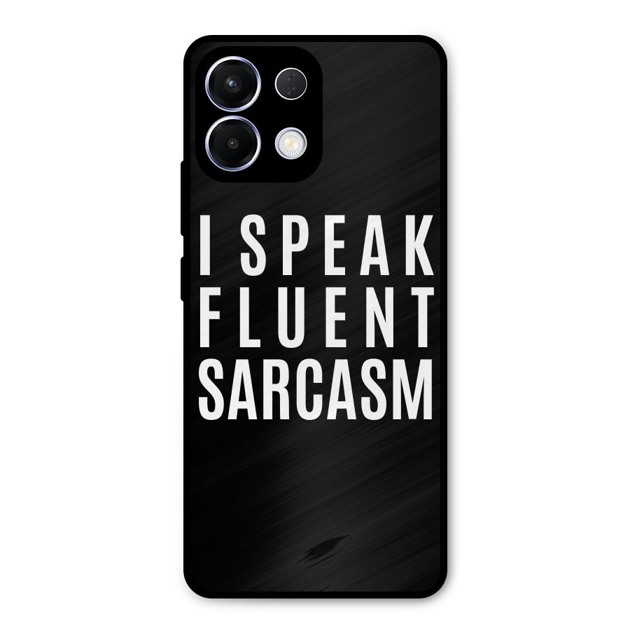 Fluent Sarcasm Metal Back Case for Oppo K13