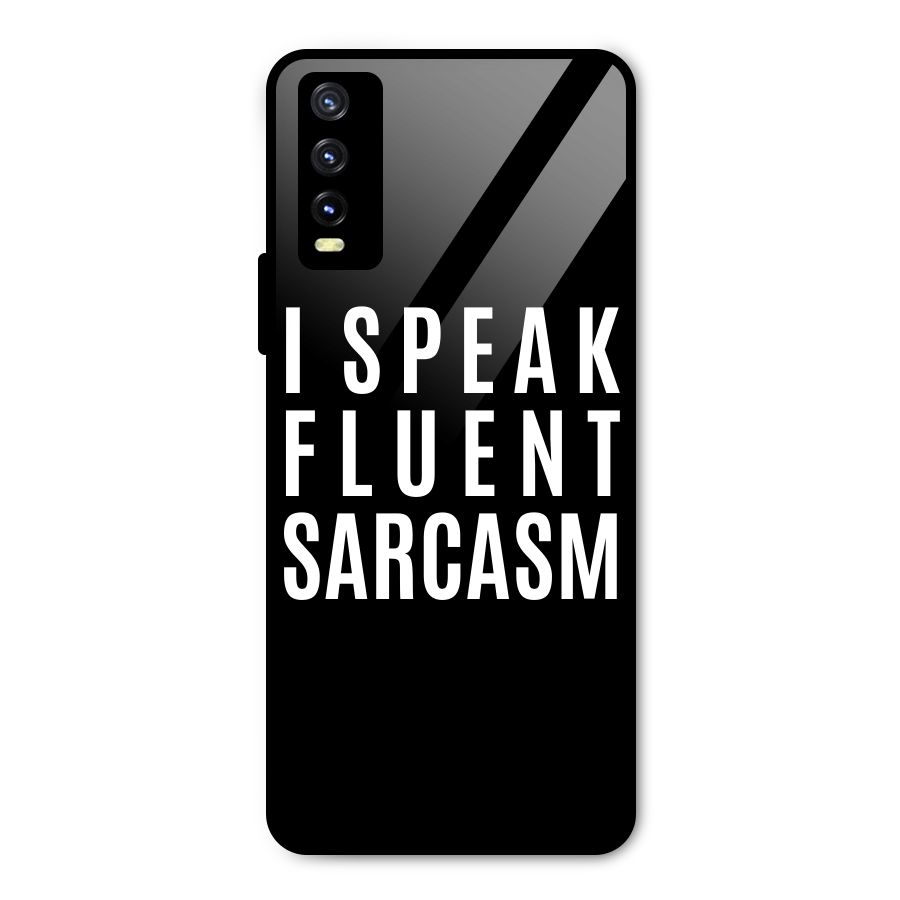 Fluent Sarcasm Metal Back Case for Vivo Y20t