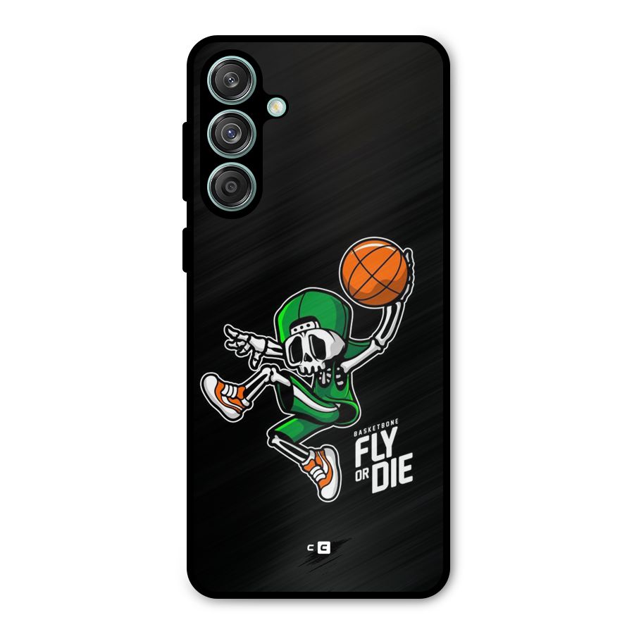 Fly Or Die Metal Back Case for Galaxy M55 5G