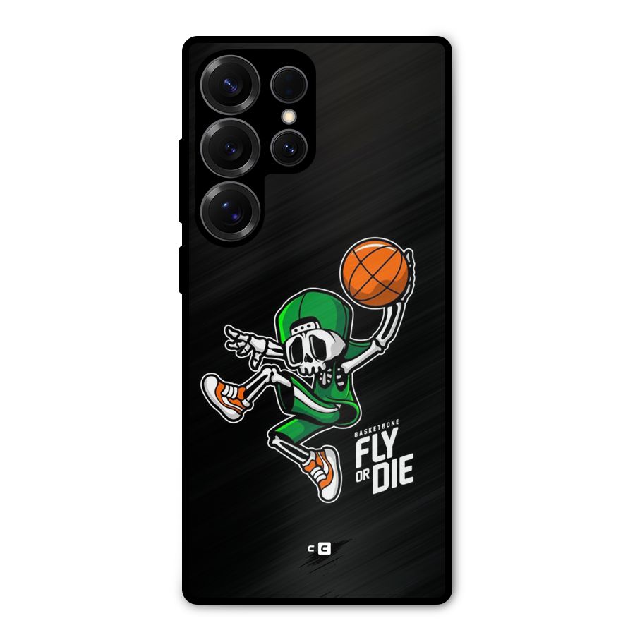 Fly Or Die Metal Back Case for Galaxy S25 Ultra
