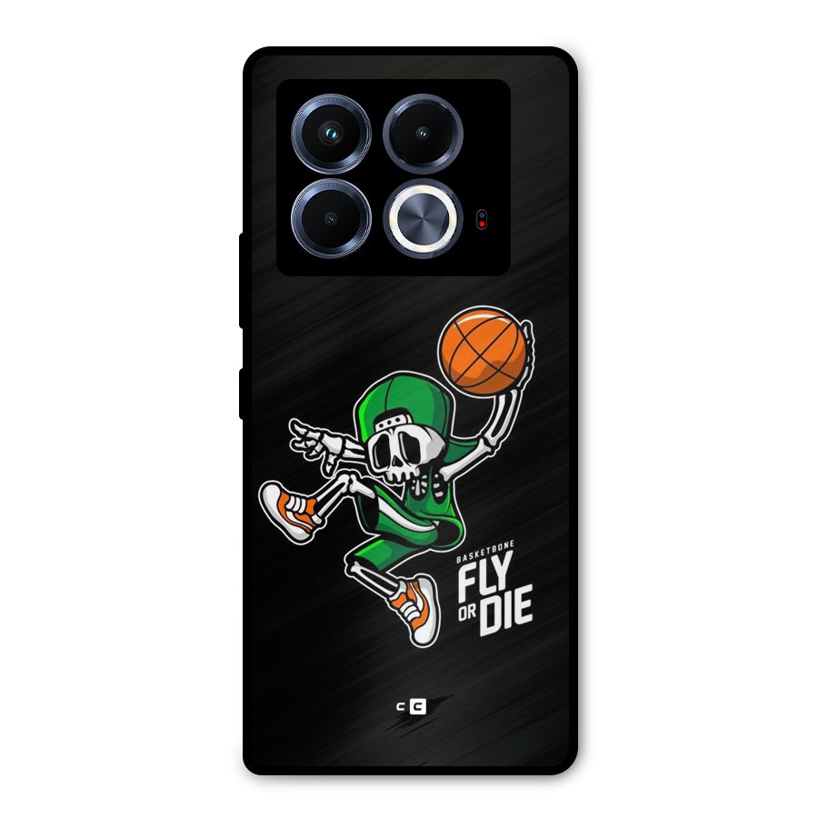 Fly Or Die Metal Back Case for Infinix Note 40 5G