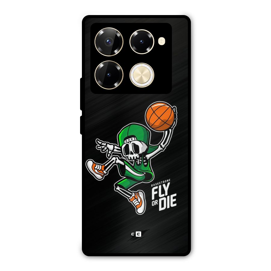 Fly Or Die Metal Back Case for Infinix Note 40 Pro Plus
