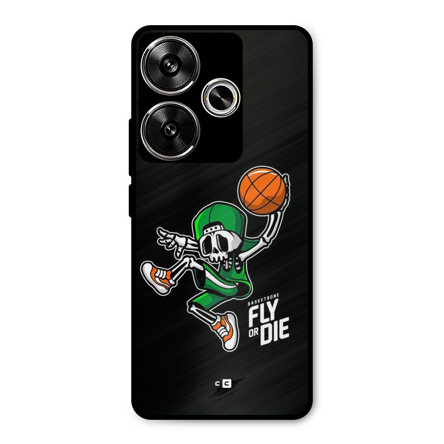 Fly Or Die Metal Back Case for Poco F6