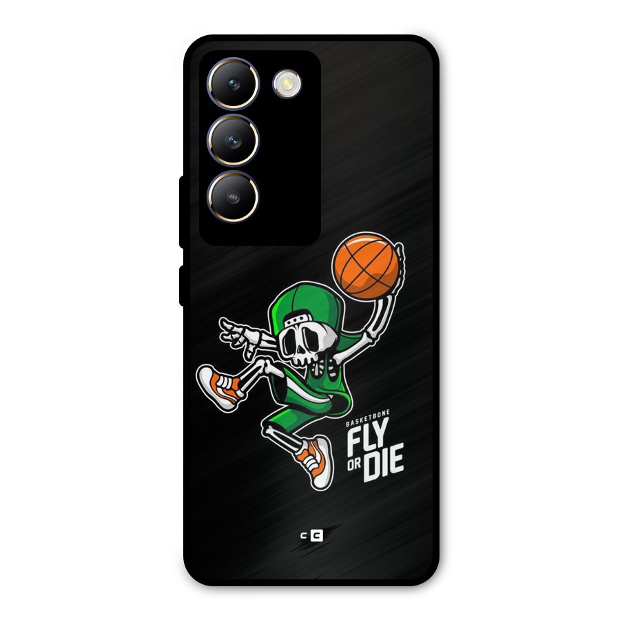 Fly Or Die Metal Back Case for Vivo T3 5G
