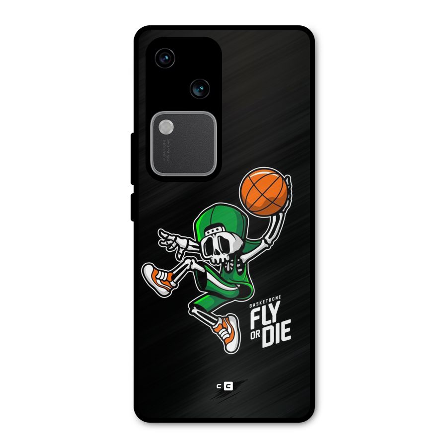 Fly Or Die Metal Back Case for Vivo V30 Pro